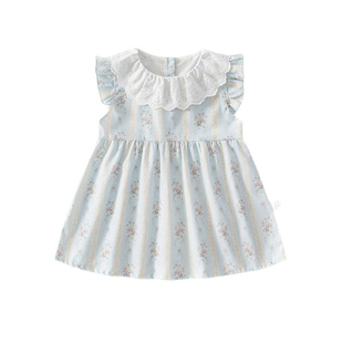 【2折专区】折扣店撤柜  女童连衣裙夏薄款婴儿衣服甜美碎花裙子