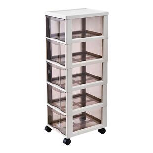 加深化妆品收纳盒桌下抽屉式柜子落地桌面置物架护肤品面膜箱卧室