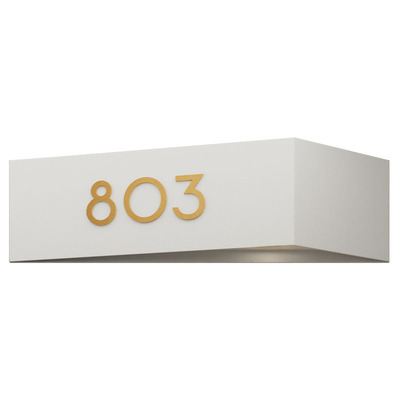 高档创意白色数字牌定制