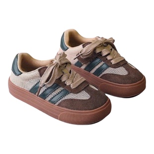 软底女童德训鞋子2026春秋季新款休闲运动鞋中大男宝儿童运动板鞋