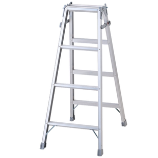 HASEGAWA日本长谷川加厚铝合金折叠人字梯直梯家用梯高承重工程梯