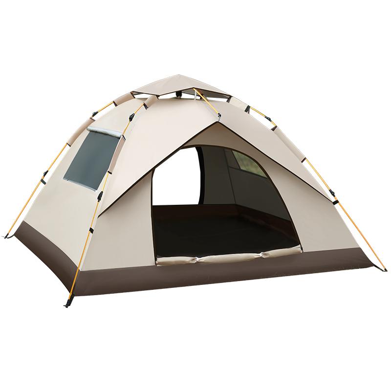 帐篷户外野营过夜防雨加厚野外露营全套装备折叠便携式沙滩公园棚