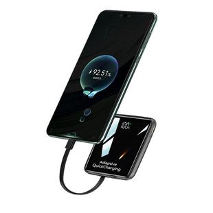 【新国标3C认证可上飞机】2025新款充电宝自带线超级快充20000毫安超薄小巧便携适用苹果专用官方正品旗舰店