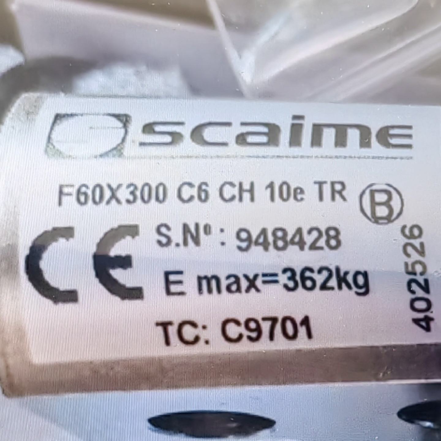 议价SCAIME称重感测器F60X300 C6 CH 10e，全新原厂，价格私聊