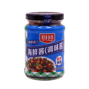 厨邦排骨酱海鲜酱沙茶冰花梅酱叉烧蒜蓉辣椒酱下饭火锅调味品整箱