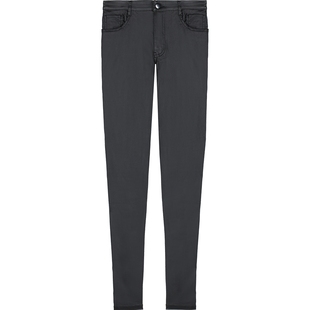 CALZEDONIA卡泽意袜女中腰修身皮裤舒适显瘦烟管裤打底裤MODP0870