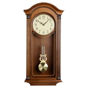 SEIKO日本精工时钟 时尚音乐报时刻点打点欧式经典实木客厅大挂钟