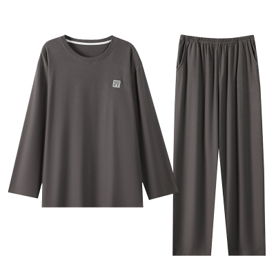 德绒睡衣男士春秋2025新款长袖秋冬磨毛加厚大码可外穿家居服套装