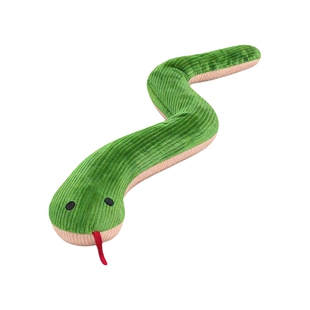 狗狗玩具甩头小蛇磨牙解闷发声自嗨神器逗猫小蛇玩具中小型犬玩具