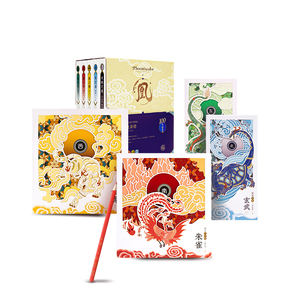 飞乐鸟百色传统国风彩铅油性礼盒