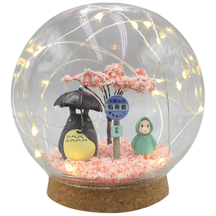 led铜线灯小彩灯串灯水晶球玻璃罩房间装饰满天星网红灯暖黄灯1米