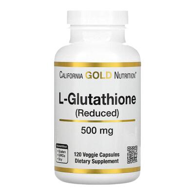 香港直发iHerb California Gold NutritionL 谷胱甘肽胶囊120粒