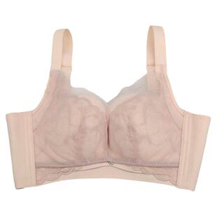 安琪儿内衣女无钢圈薄款洞洞杯聚拢收副乳调整型文胸罩2782BC通杯