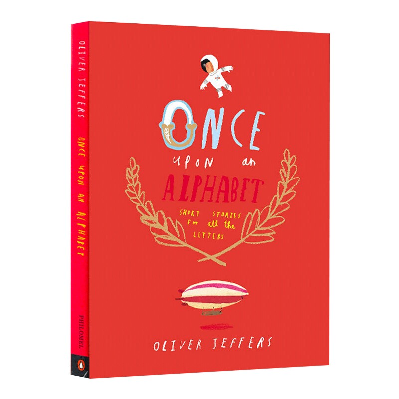 英文原版 Once Upon An Alphabet 字母表的故事 英文版 精装大开本 Oliver Jeffers 进口原版书籍儿童图书