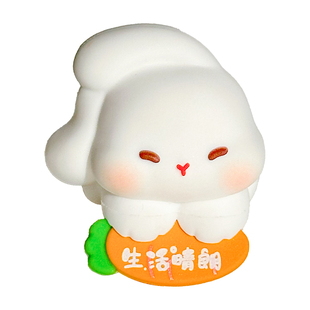 办公室电脑显示屏装饰摆件情绪稳定神器工位好物布置趴趴小摆件