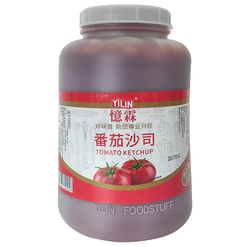 忆霖番茄酱3kg大桶商用装特惠价