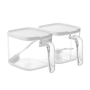 懒角落调料盒厨房家用壁挂式调味盒盐罐味精佐料香料收纳盒调料罐