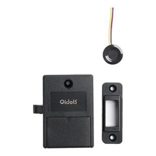 奇点F185指纹锁嵌入式指纹锁免改孔抽屉指纹锁指纹鞋柜柜门锁衣柜