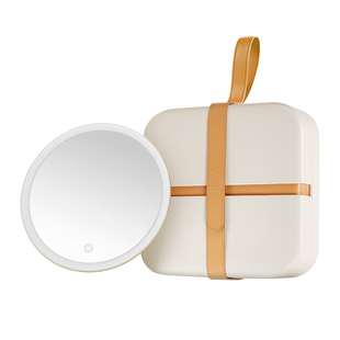 斐色耐差旅包包镜智能led化妆镜带灯女士便携化妆包补光梳妆镜子