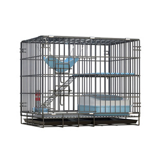 养猫专用笼子别墅猫舍猫笼家用室内带厕所一体不占地方超大号空间