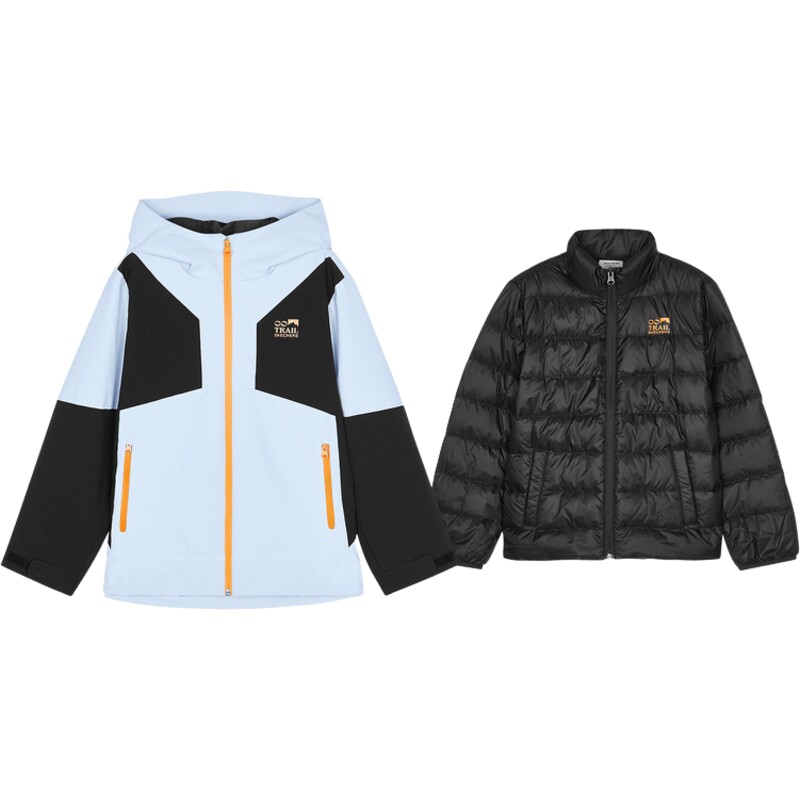 滔搏丨SKECHERS斯凯奇大童二合一运动休闲羽绒服P424K079-05FR