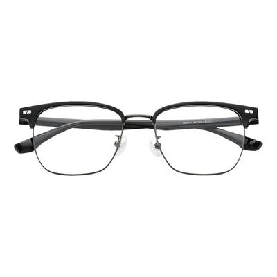 蔡司镜片配眉线半框近视眼镜