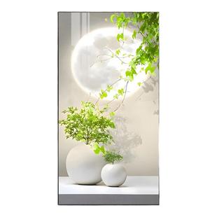 小清新绿植入户玄关灯画装饰画现代简约走廊过道楼梯间挂画壁画