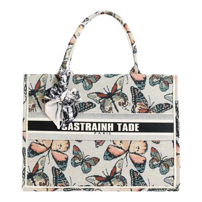 新中式托特包手提包通勤轻复古