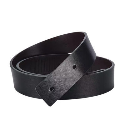 保罗皮带无头真皮腰带无牙内穿