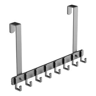 门上挂衣架门后挂钩门背式免打孔衣服挂架收纳挂衣钩壁挂衣帽钩子