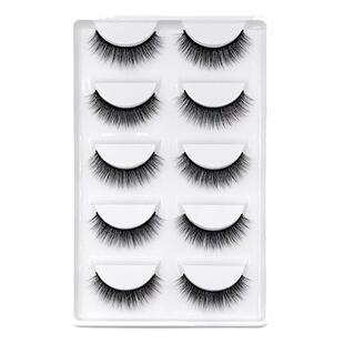 舞公主硬梗假睫毛女自然仿真浓密3D多层日常舞台妆影楼新娘化妆师