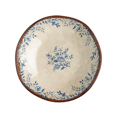 悠瓷中古风高级感陶瓷盘子菜盘