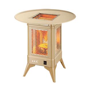 围炉取暖器室内煮茶烤火炉电暖器暖炉小太阳家用节能烤火器取暖桌