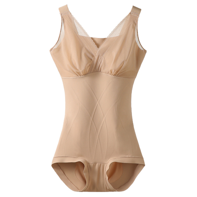 琐思连体塑身衣三角后脱塑形