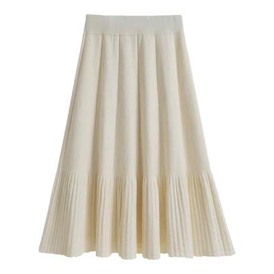 针织半身裙A字裙中长裙通勤