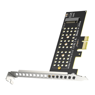 锐戟RAGEER PCIe转M.2固态硬盘PCIe 5.0转接卡NVMe4.0/30电脑Gen5