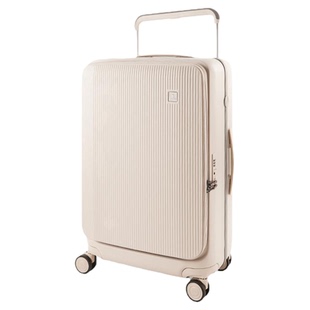 CROWN/皇冠宽拉杆拉链铝框箱侧开盖行李拉杆箱25寸旅行箱5335
