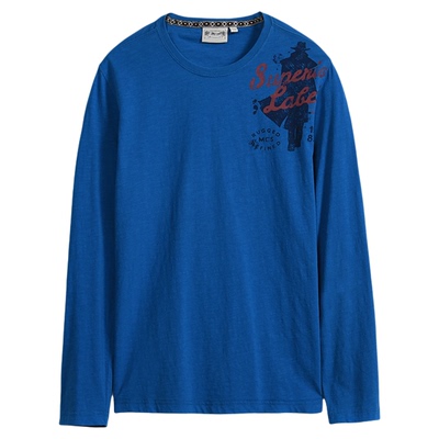 MCS源自万宝路纯棉长袖T恤衫