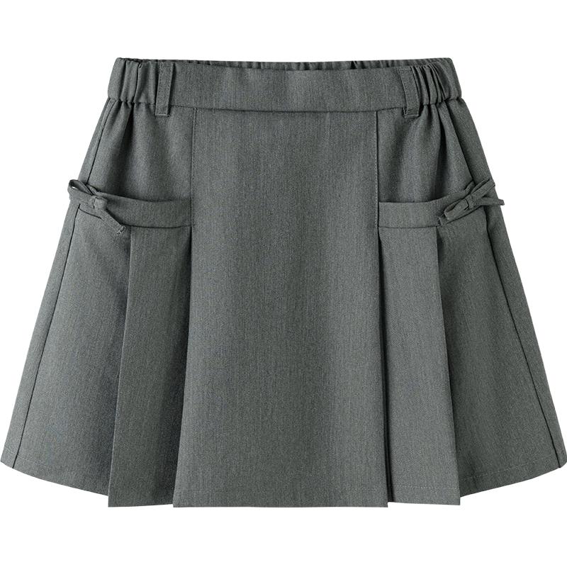 巴拉巴拉童装儿童宝宝衣服短裙女童秋装中大童小童百褶半身裙少年