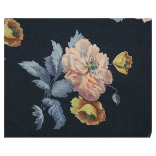 英国正品liberty100支Tana长纤棉面料手工DIY服装布摄政风格牡丹