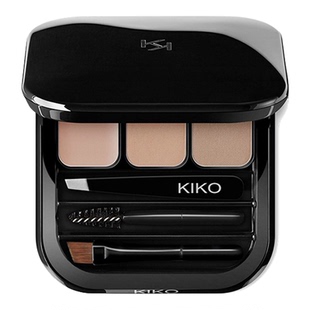 KIKO三色眉粉眉膏套装Eyebrow Expert内含眉刷持久显色防水防汗