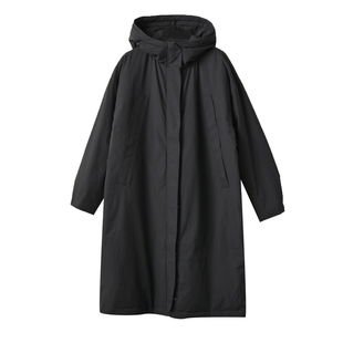 会员拍 东丽面料 90三花白鹅绒 女士轻薄风衣长款连帽羽绒服 冬款