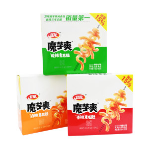 走过路过食品超市卫龙魔芋爽素毛肚辣条香辣麻辣素肉解馋网红零食小吃休闲食品包装