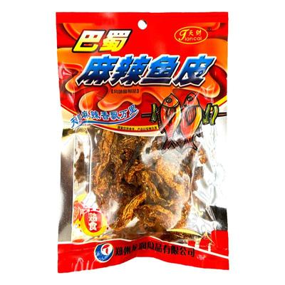 天财巴蜀麻辣鱼鳕鱼皮零食甜辣味