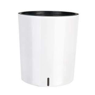 北欧风可储水圆形室外客厅塑料盆自动浇灌吸水懒人塑料花盆绿萝盆