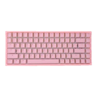 泰坦PBT双皮奶透光布丁键帽闭口OEM无水口61/68/75/84/87/98/104