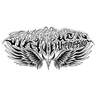 日式老传统武士与龙胸甲果汁纹身贴小众霸气英文胸甲草本纹身贴男