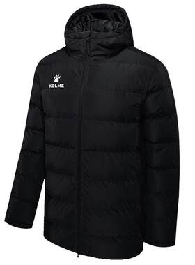 kelme儿童短款连帽保暖棉服