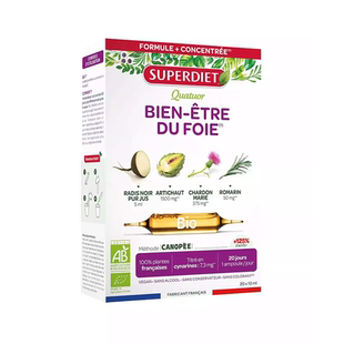 法国Superdiet舒伯妮尔四重复配小金针肝排水飞蓟类sd口服安瓶