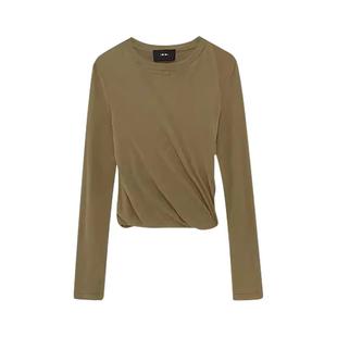 设计师品牌 IMMI 女士超薄强粘针织双层长袖上衣 300124